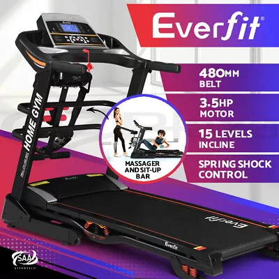 $829.95 • Buy Everfit Treadmill Electric Auto Incline Home Gym Exercise Run Machine Fitness