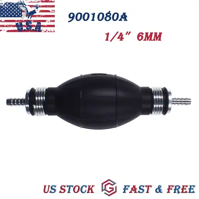 6mm 1/4  Fuel Line Hand Primer Bulb Liquid Transfer For Boat Marine 9001080A • $7.99