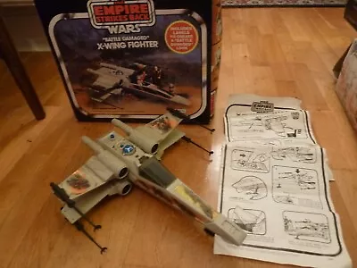Vintage Star Wars Palitoy Battle Damaged X-Wing Fighter With Box & Instructions • £150
