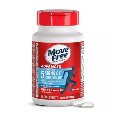 Move Free Advanced Glucosamine Chondroitin MSM + Vitamin D3 Joint Support Sup... • $38.84