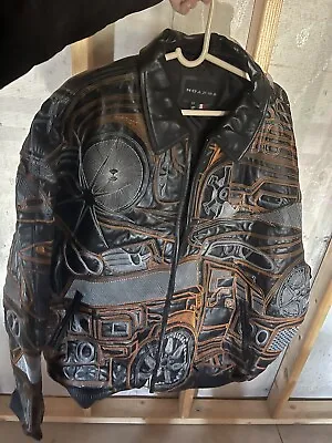 Vintage Rexton Leather Men’s Molar Cars Stitched 6x Jacket • $225