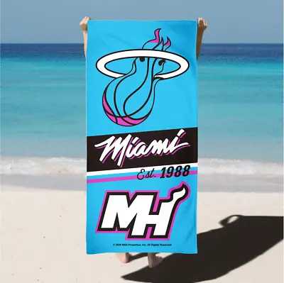 Miami Heat Vice Beach Towel - NBA Official Merchandise - 30  X 60  • $19.99