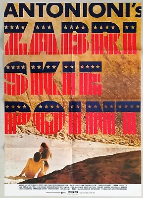 Original German Movie Poster  Antonioni's ZABRISKIE POINT   #P200 • $39