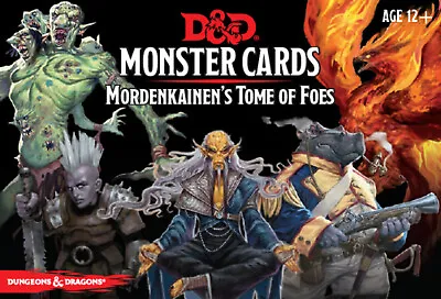 $44.95 • Buy Dungeons & Dragons: Spellbook Mordenkainen's Tome Of Foes Cards