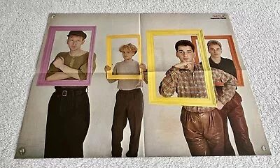 Depeche Mode Poster 1983 David Gahan Martin Gore Music Magazine 1980s Vintage • $29