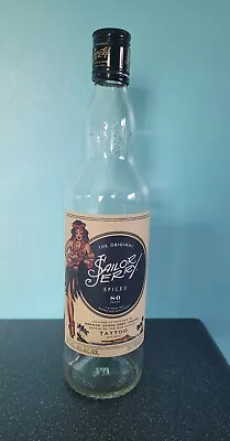 Empty Sailor Jerry Rum Tattoo Bottle. 70cl. Good For Upcycling • £1.80