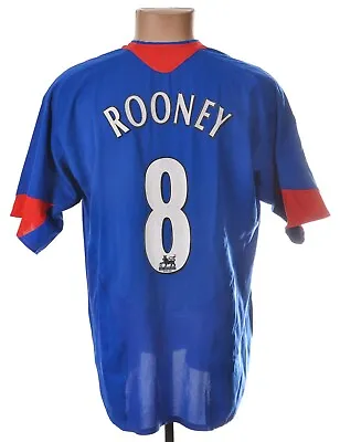 Manchester United 2005/2006 Away Football Shirt #8 Rooney Size L Adult • $69.99