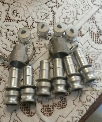 1-1/2  Steam Hose Dixon Connectors. Male Female And Plugs. Lot! • $35