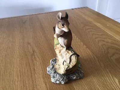 £15 • Buy Border Fine Arts Mouse On A Pear - Ray Ayres- 1984