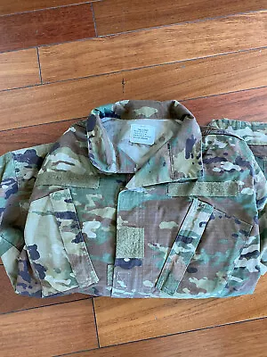 US Military Issue Multicam OCP Camo FRACU Army Combat Coat Jacket Small X-Short • $22.20