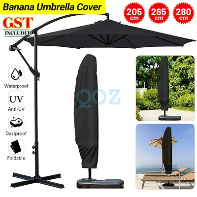 $17.36 • Buy Heavy Duty Parasol Banana Umbrella Cover 3 Sizes Cantilever Outdoor Patio Shield
