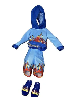 Monster High G3 Scare-Adise Island Heath Beach Outfit Shorts Hoodie Sandals • $10.27