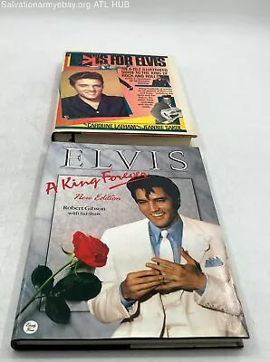 (Elvis Books Lot Of 2)   E  Is For Elvis  &  Elvis A King Forever  Books • $9.99
