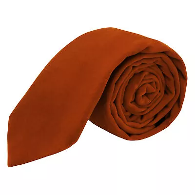 Amber Brown Velvet Tie • $10.47