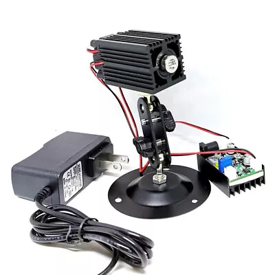 $82.09 • Buy Focusable 850nm 1000mW IR Dot Laser Module 1W Driver TTL 12V Adapter Holder