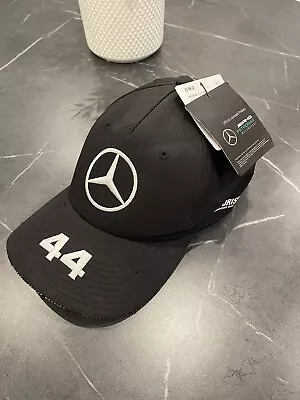 Lewis Hamilton Formula 1 Cap - Black Mercedes Benz Mens Cap 44 AMG Motosport • £5