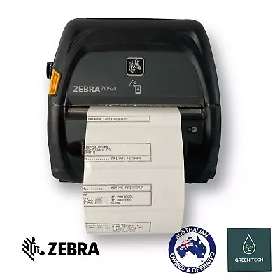 Zebra ZQ520 Mobile Printer WiFi Bluetooth USB ~ Brisbane ~ Same Day • $369.95