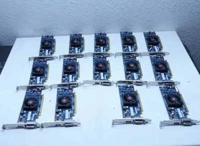 Lot Of 14 HP AMD Radeon HD7450 1GB DVI DP PCIe 697247-001 Full Height Video Card • $120