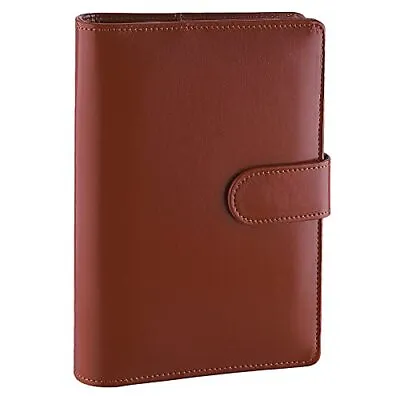 A6 PU Leather Notebook Binder Refillable 6 Ring Binder For A6 Filler Paper. • $10.97