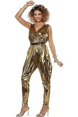 California Costume 70'S GLITZ N GLAMOUR Adult Women Disco Halloween Outfit 01244 • $19.44