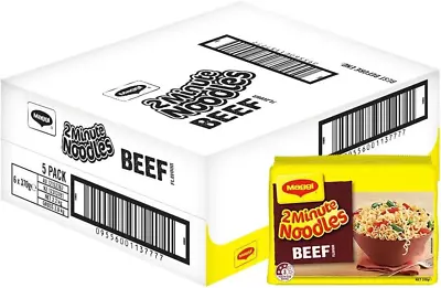 MAGGI 2 Minute Noodles Beef 30 Pack 6 X 5 Pack • $7.05