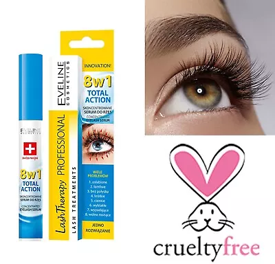 £5.39 • Buy Eveline Eyelash Serum Conditioner Mascara Base Lash Primer Growth Serum 8 In 1
