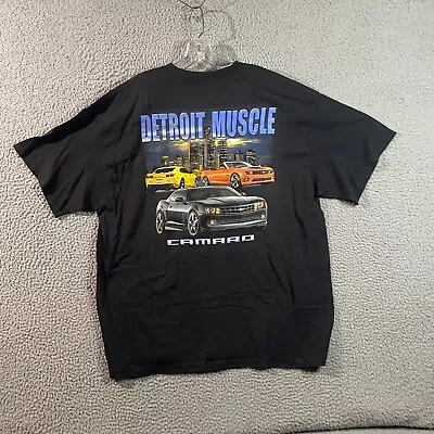 Vintage Delta Shirt 90s Detroit Muscle T Shirt Mens 2XL XXL Camero Made In USA • $7.83