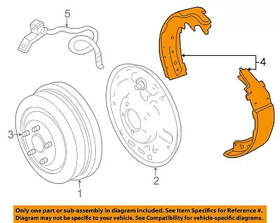 5003780 GENUINE MOPAR OEM Rear 11  Brake Drum Shoes  • $155.24