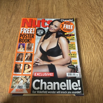 £21 • Buy ‘NUTS’ Magazine 1-7 Nov 2013 Chanelle Hayes. Inc Poster Book LUCY PINDER. MINT