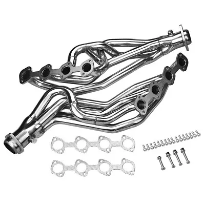 For 1996-2004 Mustang GT 4.6L V8 Stainless Long Tube Polished Header/Exhaust • $175.99