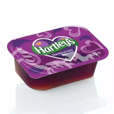 £6.99 • Buy 20 X Hartleys Blackcurrant Flavour Jam 20g Individual Portions