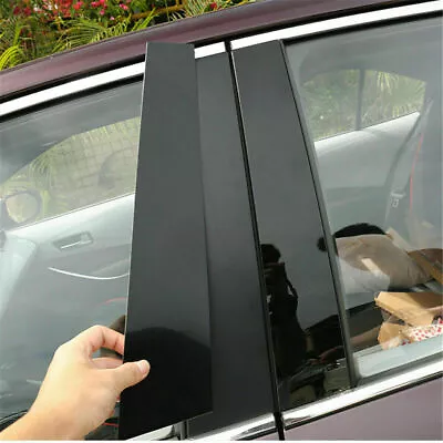 For Dodge Charger 2006-2010 Glossy Black Pillar Posts Door Window Trim Cover Kit • $6.99