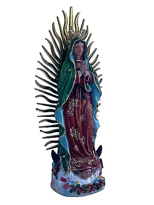 Virgen De Guadalupe 8  Polyresin Figure Our Lady  Of  Guadalupe  New  • $25