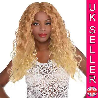 £8.96 • Buy Hip Hop Beach Waves Wig Pop Star Beyonce Fancy Dress Costume UK