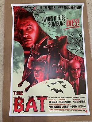 THE BAT Mad Duck Poster Print (99/125) Anthony Petrie 2019 Vincent Price • $69