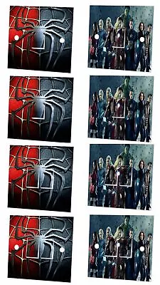 Marvel Light Switch Vinyl Sticker Decal Kids Bedroom Single/Double • £1.79