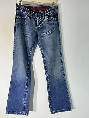 Mens D&G Dolce & Gabbana W28 L32 Blue Wash Straight Leg Denim Jeans Trousers • $31.56