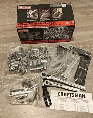 🔨 Sears Craftsman 175 Piece Mechanics 34175 Tool Set NOS Vintage USA 🇺🇸🔥 • $499