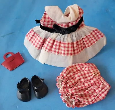 Vintage Vogue Ginny Doll Clothes 1955 Tiny Miss Outfit #40 Shoes And Purse  • $32.99