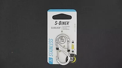 NEW! Nite Ize S-Biner SlideLock Stainless Steel #2 Dual Carabiner • $6.50