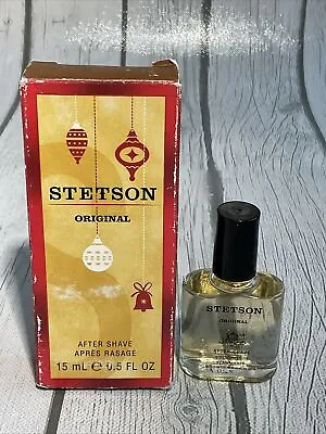 STETSON ORIGINAL After Shave By COTY .5 Oz NEW In Box Travel Mini • $8.99