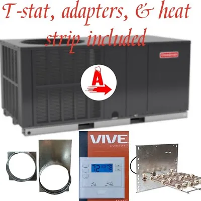 5 Ton 13.4 SEER2 Goodman Heat Pump Package Unit-GPHH36041 • $4710