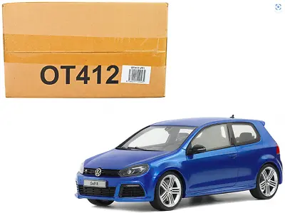 Volkswagen Golf VI R 2010 Blue Limited Edition Otto Mobile 1/18 Model Car • $159