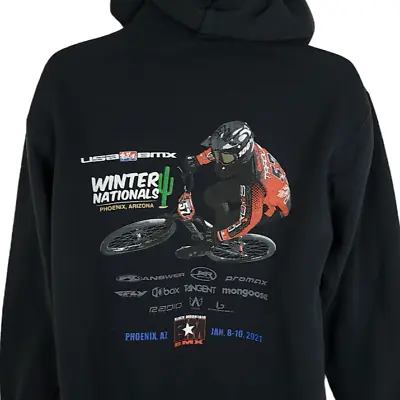 USA BMX Winter Nationals Sweatshirt Hoodie 2021 Phoenix Arizona Size Medium • $69.99