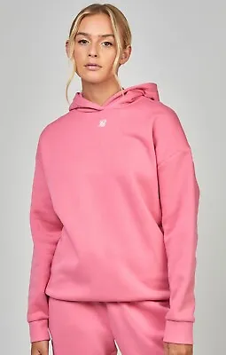 SikSilk Women's Overhead Hoodie - Pink UK14 • £14.99