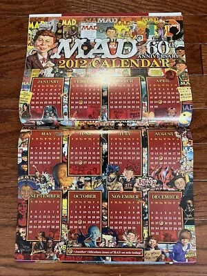 MAD MAGAZINE #512  Features- 2012 Pull-out Calendar Still Attached Pristine • $13.16