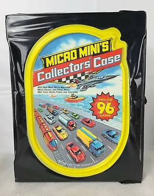 Micro Minis Collector's Case Micro Machine Can Hold 48 Cars MISSING ONE TRAY • $80.97