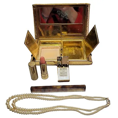 01K20 Rare Minaudiere Clutch De Luxe Box Of Night Brand Werber Paris Bag Evening • $127.66