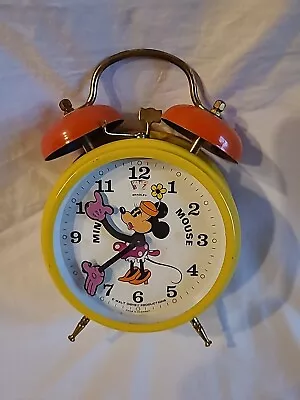 Vintage 4  Walt Disney Productions Minnie Mouse Bradley Alarm Clock Germany • $45.75