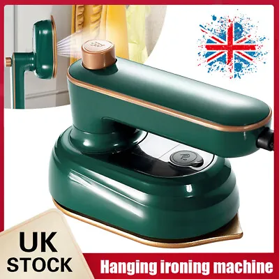 Mini Handheld Electric Iron Garment Steamer Steam Ironing Machine Portable Iron • £9.99